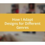 How I Adapt Designs for Different Genres